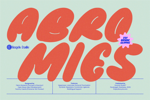 Abromies Font Review: A Playful Display for Bold Designs