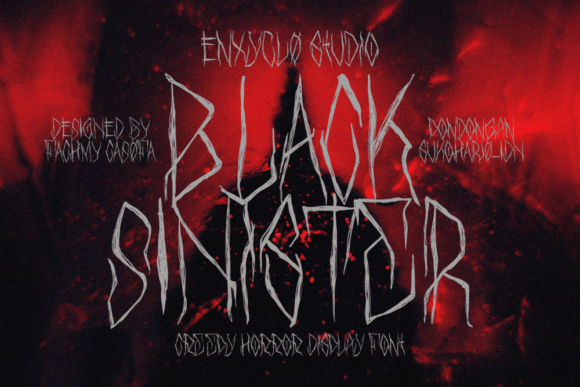 Black Sinister: The Display Typeface for Bold Branding