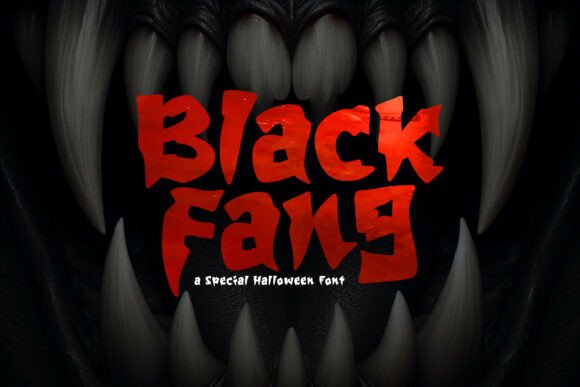 Blackfang: A Visceral Display Font for Horror Makers