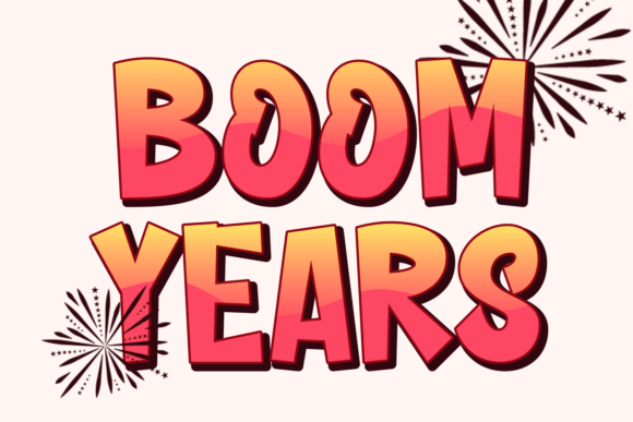 Boom Years: The Ultimate Display Font for Urban Marketing