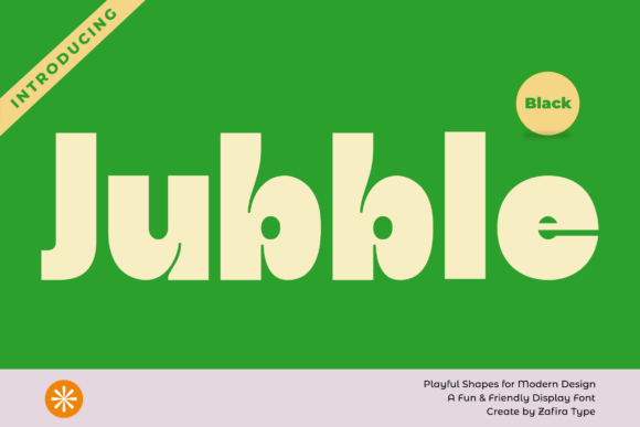 Boost Your Brand Identity with Jubble Display Fonts