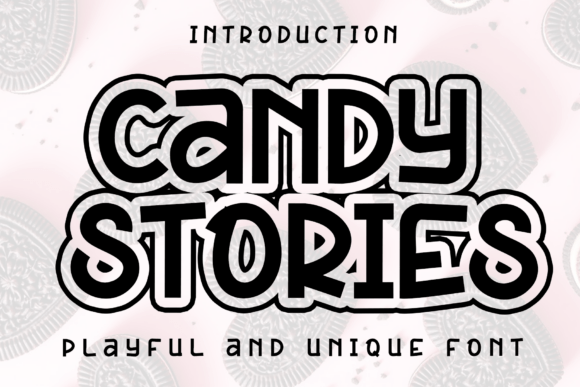Candy Stories: A Modern Display Font for Digital Branding