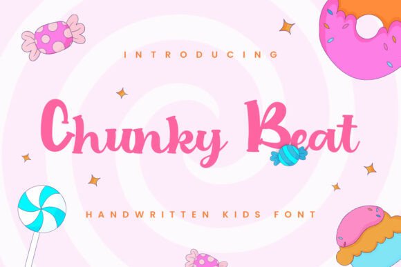 Chunky Beat Font for Playful Business Branding