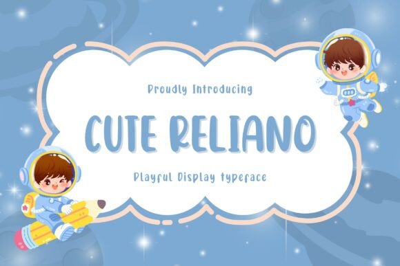 Cute Reliano: A Soft Display Font for Friendly Web Design