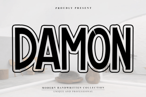 Damon: The Casual Display Font for Modern Branding