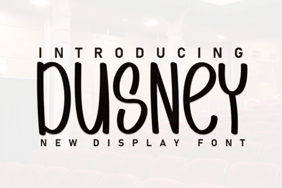 Dusney: A Handwritten Display Font for Small Business Branding