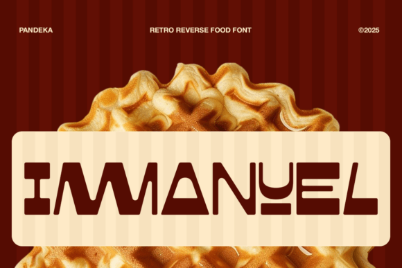 Immanuel Font Review: Retro Style for Food Campaigns