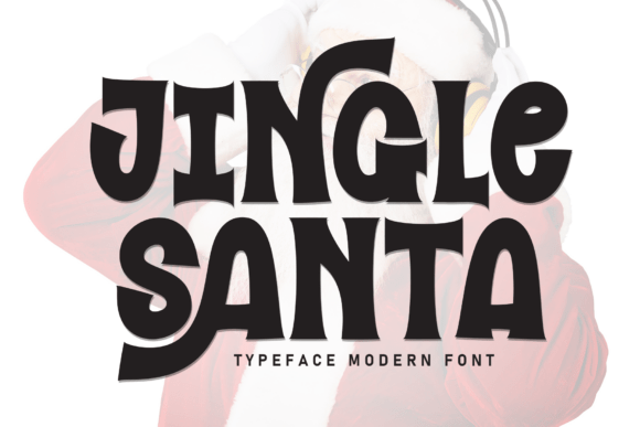 Jingle Santa: A Bold Display Font for Holiday Branding