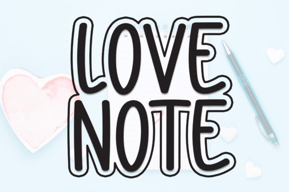 Love Note: The Casual Display Font for Modern Branding