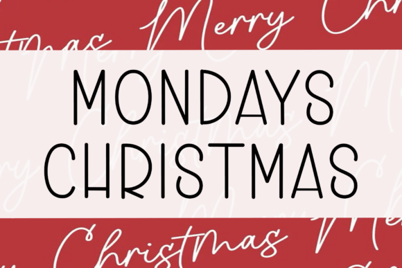 Mondays Christmas: The Handwritten Font That Elevates Your Brand