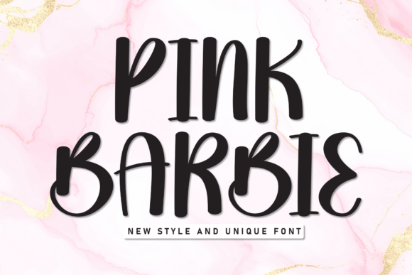 Pink Barbie: A Playful Display Font for Sweet Branding