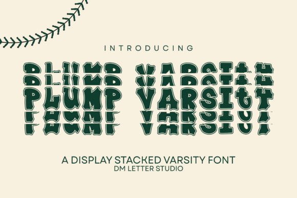 Plump Varsity Stacked: A Bold Display Font for Modern Layouts