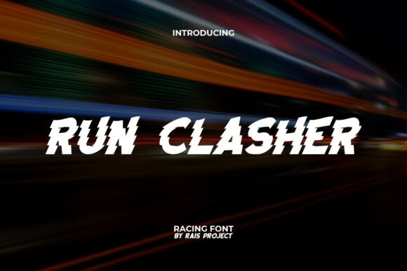Run Clasher Font Review for Speedy Display Designs