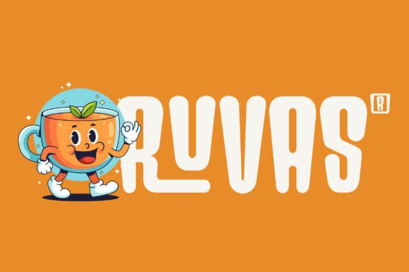 Ruvas: A Playful Display Font for Bold Branding