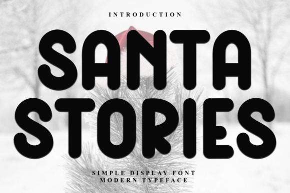 Santa Stories: A Festive Display Font for Holiday Campaigns