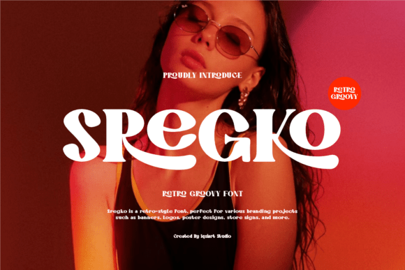 Sregko Font Review: The Ultimate 70s Display Typeface for Makers