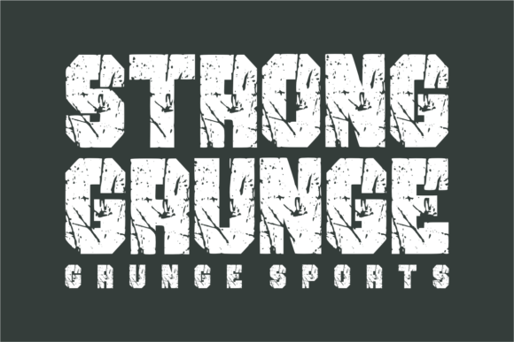 Strong Grunge: The Ultimate Display Typeface for Bold Web Design