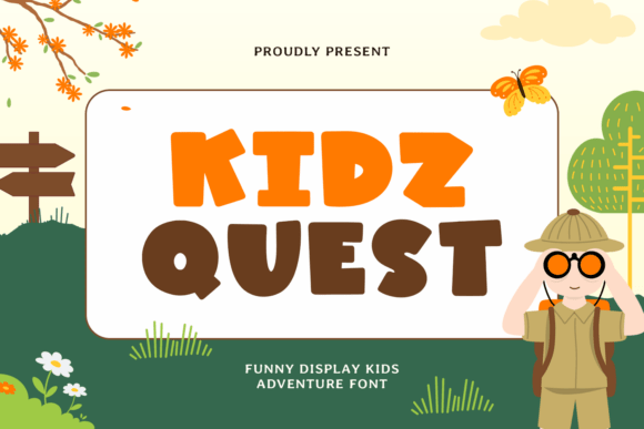 Using Kidz Quest Display Fonts for Playful Branding