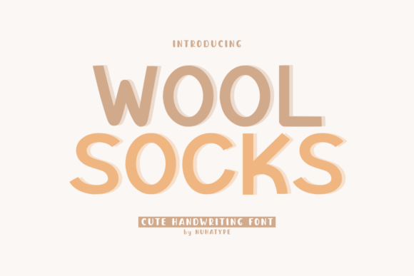 Wool Socks: A Charming Handwriting Display Font for Editors